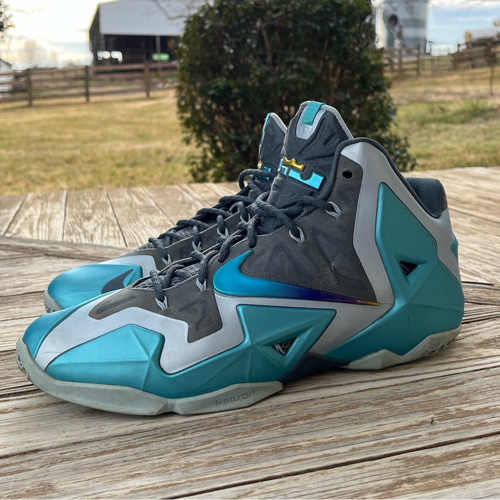 Nike LeBron 11 'Armory Slate' - Size Men’s 11.5 - Picture 2 of 10